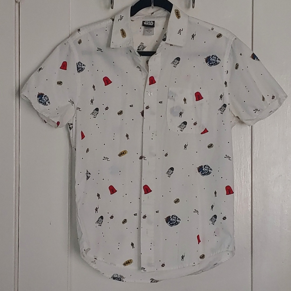 STARS WARS BUTTON DOWN SHIRT